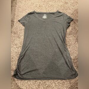 Gray Athletic Works V-Neck T-shirt